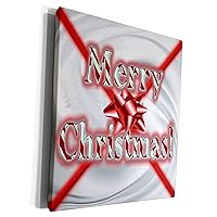 3dRose Edmond Hogge Jr Christmas - Merry Christmas - Museum Grade Canvas Wrap (cw_36709_1)