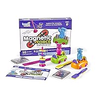 hand2mind Magnetic Science Kit for Kids 8-12, Kids Science Kit with Fact-Filled Guide, Make Magnets Float and Build a Compass, STEM Toys, 9 Science Experiments