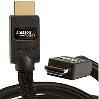 AmazonBasics Ultra-High-Speed HDMI Cable Braided (9.8 Feet/3.0 Meters) (Discontinued by Manufacturer)