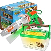 Nature Bound Bug Catcher Vacuum with Light Up Critter Habitat Case for Backyard Exploration - Complete Kit for Kids Includes Vacuum and Cage, Green (Original Style)