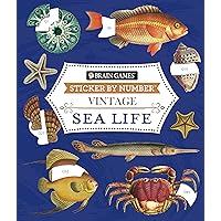 Brain Games - Sticker by Number - Vintage: Sea Life (28 Images to Sticker) Brain Games - Sticker by Number - Vintage: Sea Life (28 Images to Sticker) Paperback