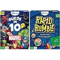 Skillmatics Guess in 10 Marvel & Rapid Rumble Bundle, Games for Kids, Teens & Adults