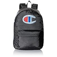 unisex adult Backpacks, Black/Blue, One Size US