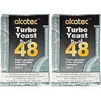 Alcotec-99-LH4U-OUU7 48-hour Turbo Yeast, 135 grams (Pack of 2),Multicolor