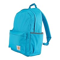 Carhartt 21L, Durable Water-Resistant Pack with Laptop Sleeve, Classic Backpack (Atomic Blue), One Size