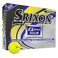 Srixon Q-Star Tour Golf Balls, 3-Piece Urethane Cover, 1 Dozen, 12 Balls, USA Direct Import, Yellow