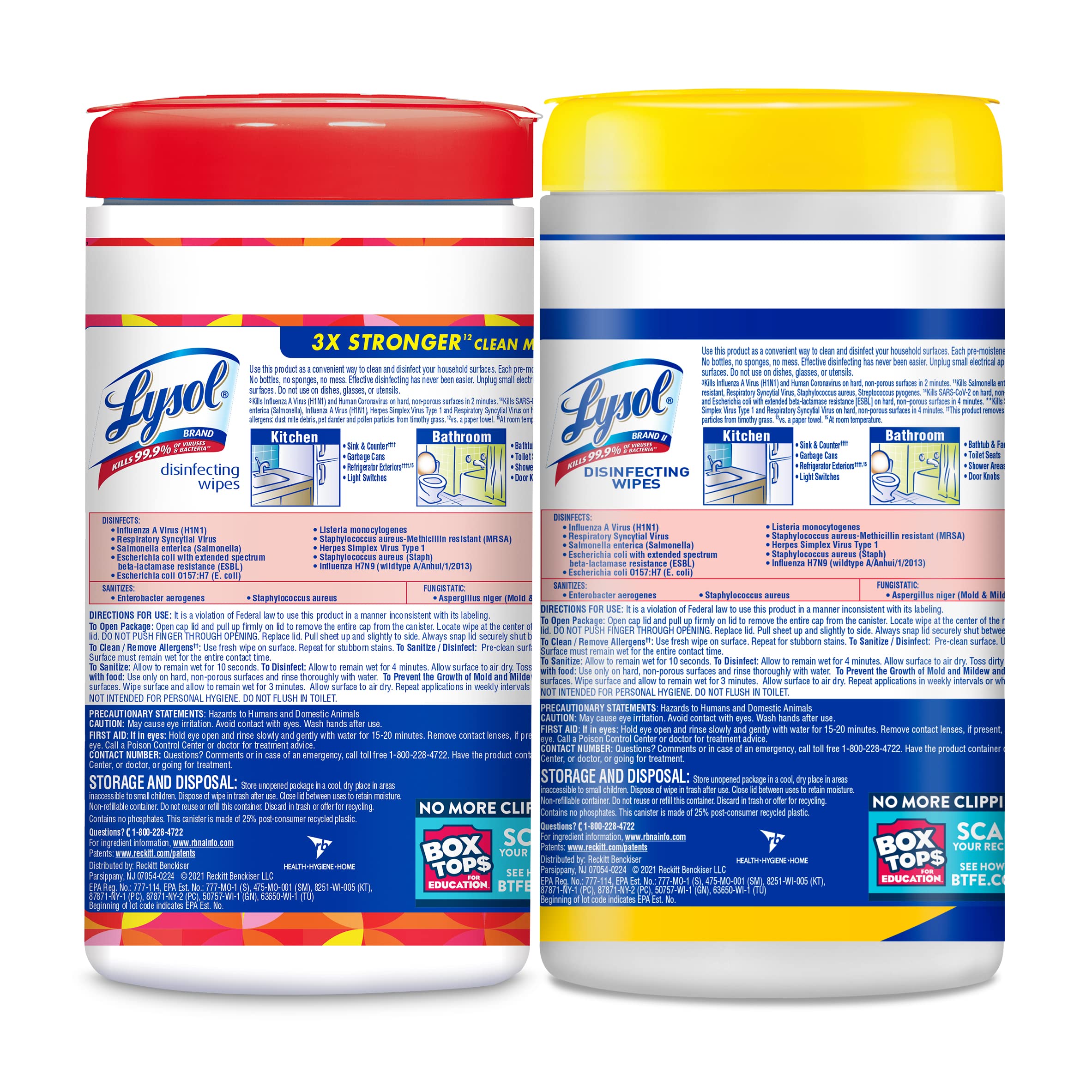 Lysol Disinfectant Wipes, Multi-Surface Antibacterial Wipes, Mixed Fragrance pack containing Lemon & Lime Blossom (2 Packs) and Mango and Hibiscus (1 Pack), 35 Count (Pack of 3)