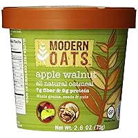 Modern Oats Apple Walnut Oatmeal, 2.6 Ounce (Pack of 6)
