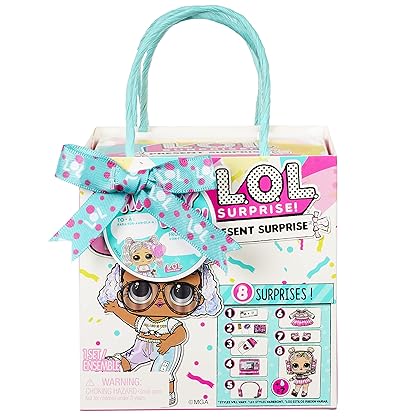 L.O.L. Surprise! Present Surprise™ Series 3 Birthday Month Theme with 8 Surprises (2 Sticker Sheets)