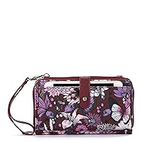 Sakroots Large Smartphone Crossbody Bag in Coated Canvas, Convertible Purse with Detachable Wristlet Strap