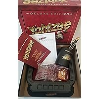 Milton Bradley 1997 Yahtzee Deluxe Edition The Classic Shake and Score Dice Game from