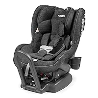 Peg Perego Primo Viaggio Convertible Kinetic - Reversible Car Seat - Rear Facing, Children 5-45 lbs and Forward Facing, Children 22-65 lbs - Made in Italy - Merino Wool (Grey) - Chemical-Free Fabric