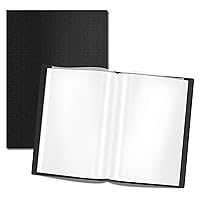 11x17 Portfolio Presentation Book - Art Portfolios 11x17 Binder with 40  Plastic Sleeves for Displaying 80 Pcs 11 x 17 Paper, Artwork, Prints or