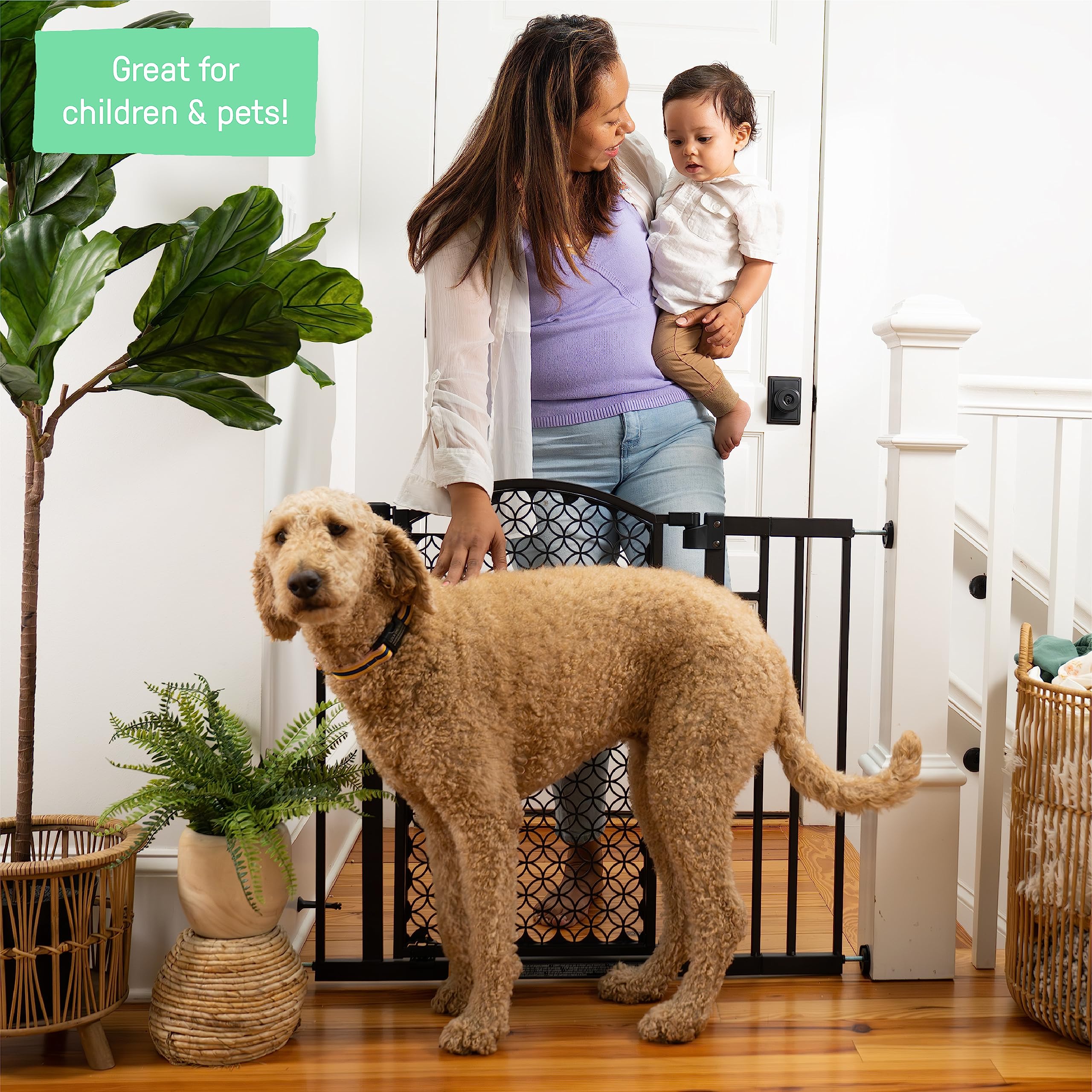 Summer Modern Home Walk-Thru Safety Pet and Baby Gate, 28