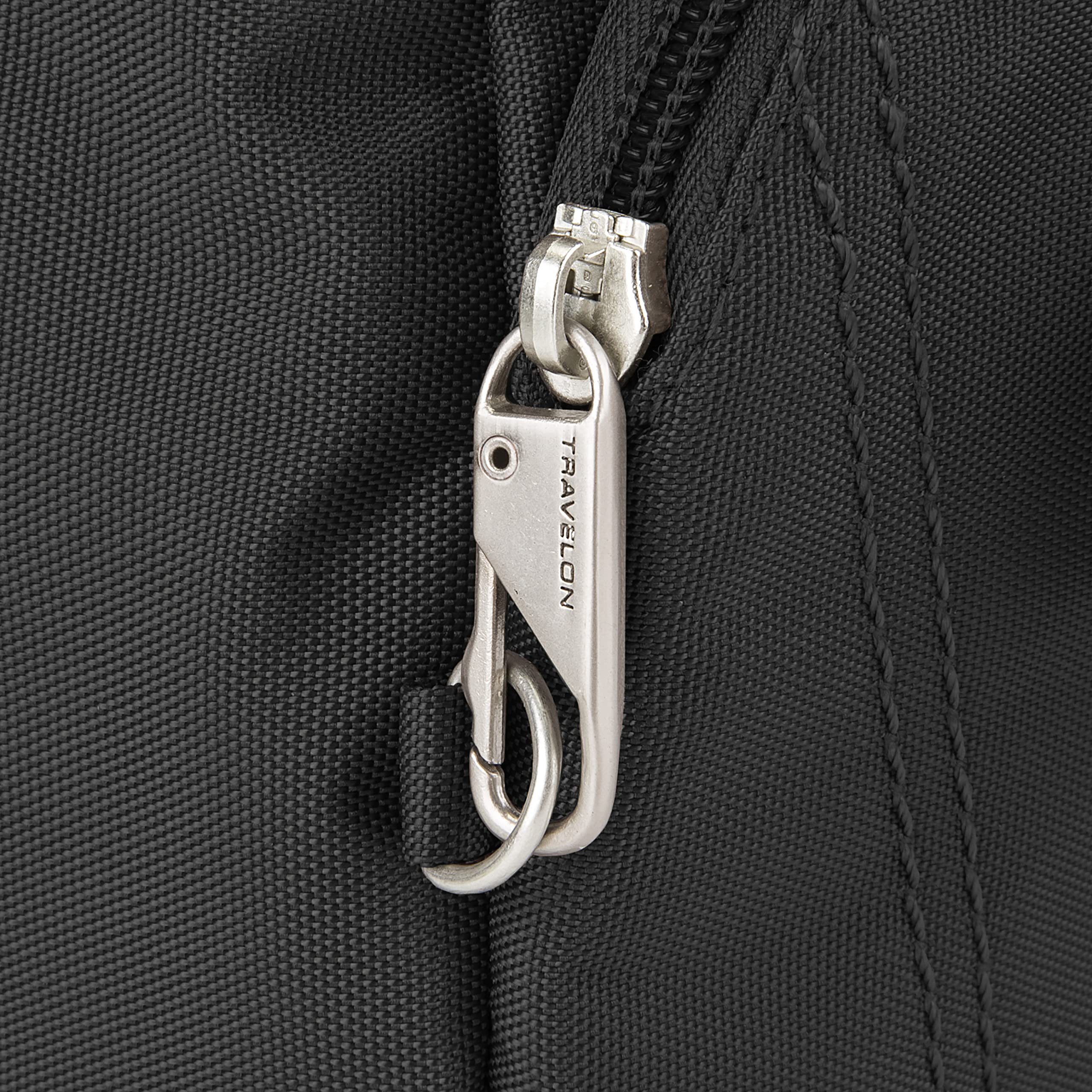 Travelon Anti-Theft Classic Essential Messenger Bag, Black, One Size, 9.75 x 10 x 2.5