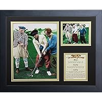 Legends Never Die The Three Stooges Golf Color Framed Photo Collage, 11x14-Inch, (16152U)