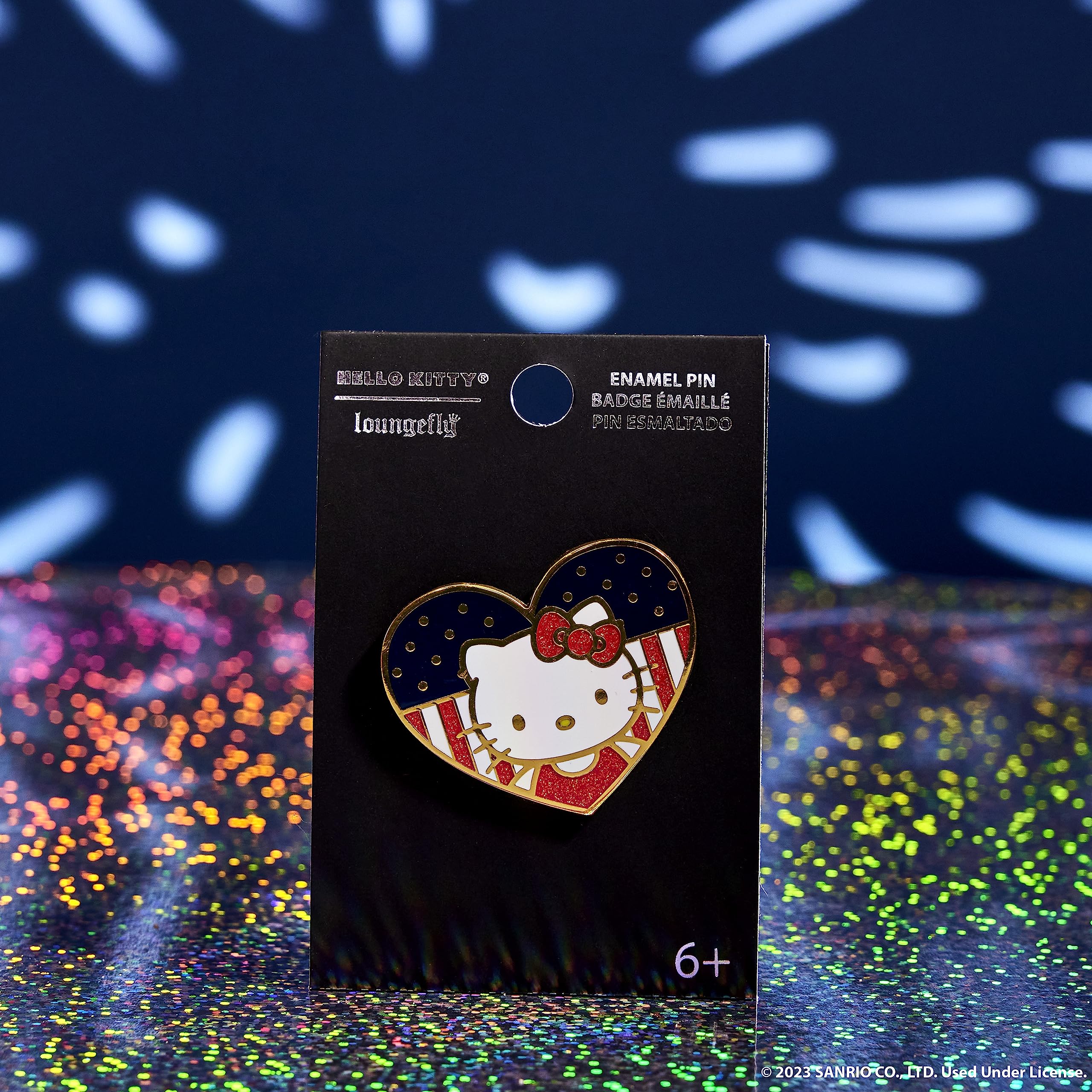 Loungefly Hello Kitty Patriotic Pin, Amazon Exclusive