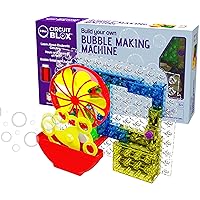 E-BLOX Building Blocks STEM Circuit Kit, Build Your Own Bubble Machine, Bubble Solution Included, Great Science Project for Little Ones, Birthday Gift, Boys, Girls, 5+