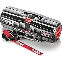 WARN 101150 AXON 55-S Powersports Winch With Spydura Synthetic Rope and HUB Wireless Receiver: 1/4