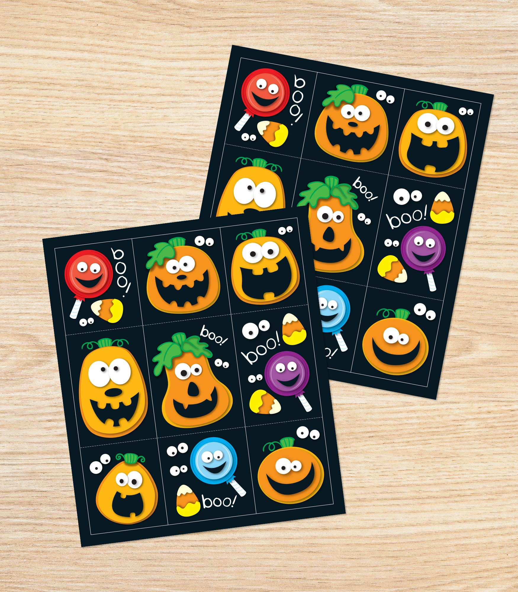 Carson Dellosa Halloween Stickers for Kids Sheet Set, 216 Stickers - 24 Sheets of Halloween Stickers for Homework, Tests, Assignments, & Rewards, Great Motivational Aid for Classroom or Homeschool
