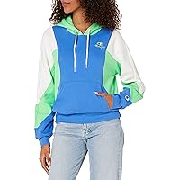 Champion Women's, Colorblock Pullover Hoodie, Hooded Sweatshirt, Script C Logo