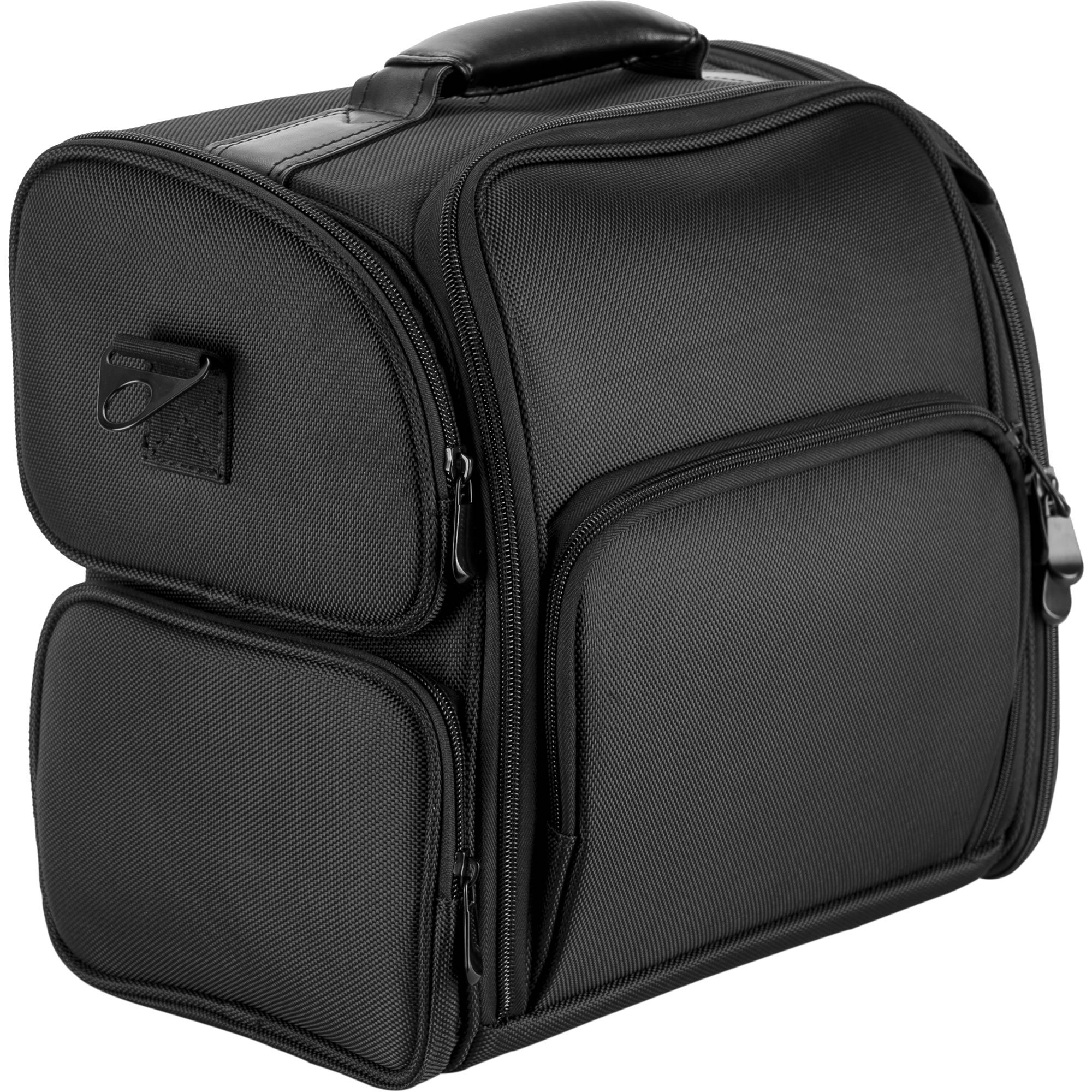 Hiker Hk3603 Soft Sided Professional Travel Makeup Case, Nylon Black