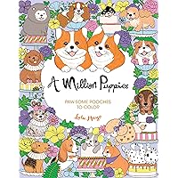 A Million Puppies (A Million Creatures to Color) A Million Puppies (A Million Creatures to Color) Paperback
