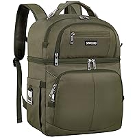 Insulated Cooler Backpack,Double Deck Leakproof Cooler Bag,Insulated Backpack Cooler Lunch Backpack for Men Women