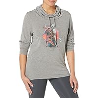 Junior's Star Wars: The Mandalorian Dusty Sunset Cowl Neck Sweatshirt