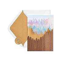 Papyrus Blank Card (Scenic Mountain)