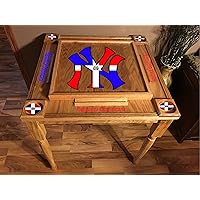 Dominican Republic Domino Table with The NY Logo -MVP