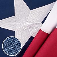 Texas Flag 3x5 ft Deluxe Super Tough Series, Heavy Duty Spun Polyester, All Weather TX Flag Made in USA High Wind with Embroidered Stars, Sewn Stripes, Durable Texas Flags Outdoor Outside