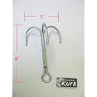  Grappling Hook Stainless Steel Claw Carabiner For Fishing &  Retrieval For Outdoor Activity And Salvage Underwater