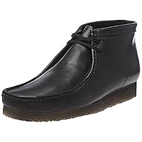 Clarks Wallabee Boot 00111593 Black Smooth Leather (Black Smooth 001115937