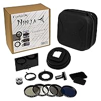 Ninja Complete Kit - Creative Universal & Magnetic Accessories for Smartphones: Ninja Core, Mirage Mirror, Window Hood, 55mm Lens Hood, 20x Macro Lens, 55mm Filter Adapter & 5 Filter Set