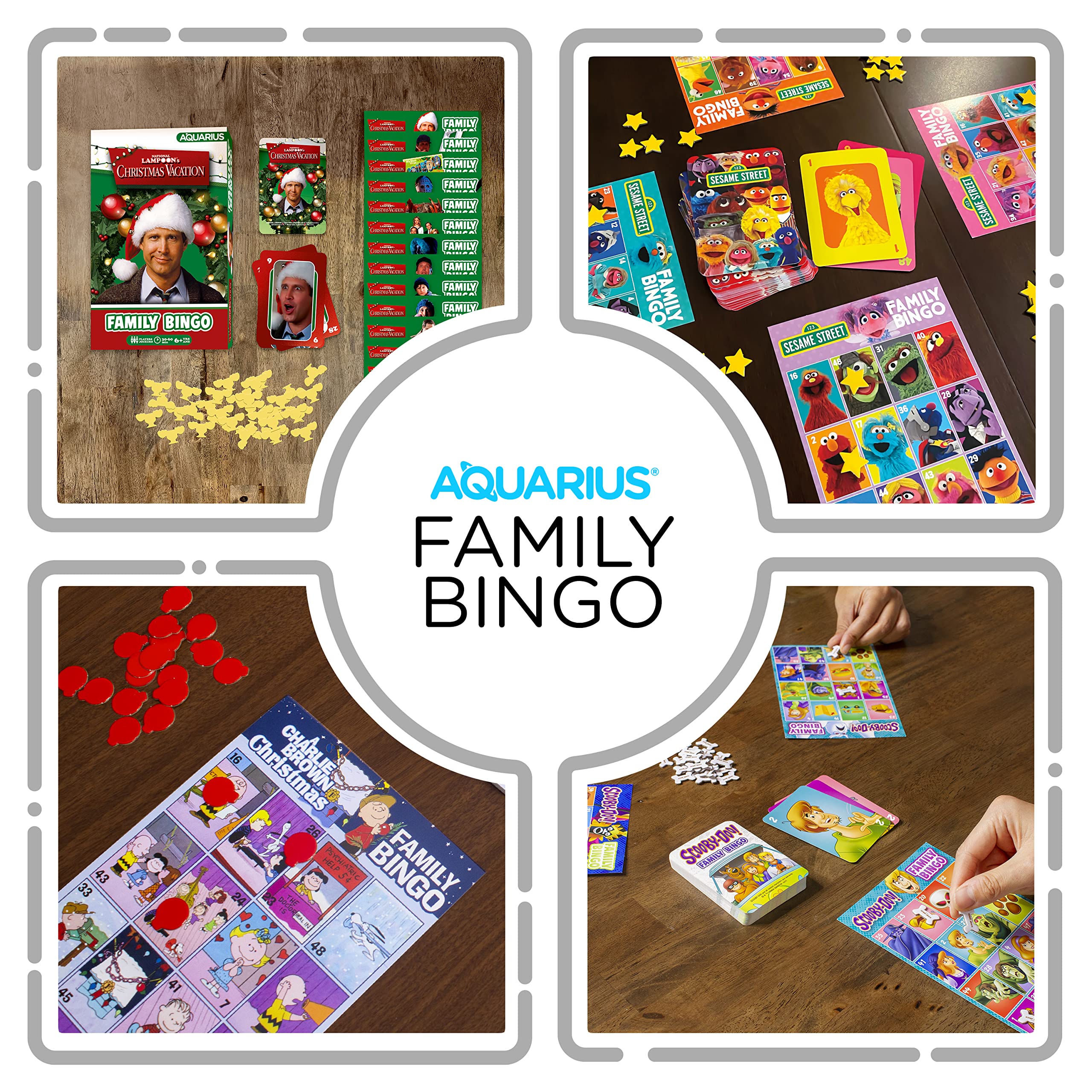 AQUARIUS - Christmas Vacation Family Bingo Game