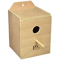 BPV1102 Wood Inside Mount Nest Box for Birds, Lovebird