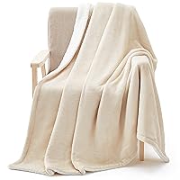 32606 King-California Plush King Bed Blanket Home and Hotel Luxury Premium Collection Machine Washable Easy Care Cozy Fuzzy Bedding Blankets, King, Beige