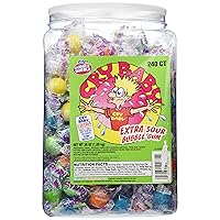 Cry Baby Extra Sour Bubble Gum 240ct. Tub, 38oz