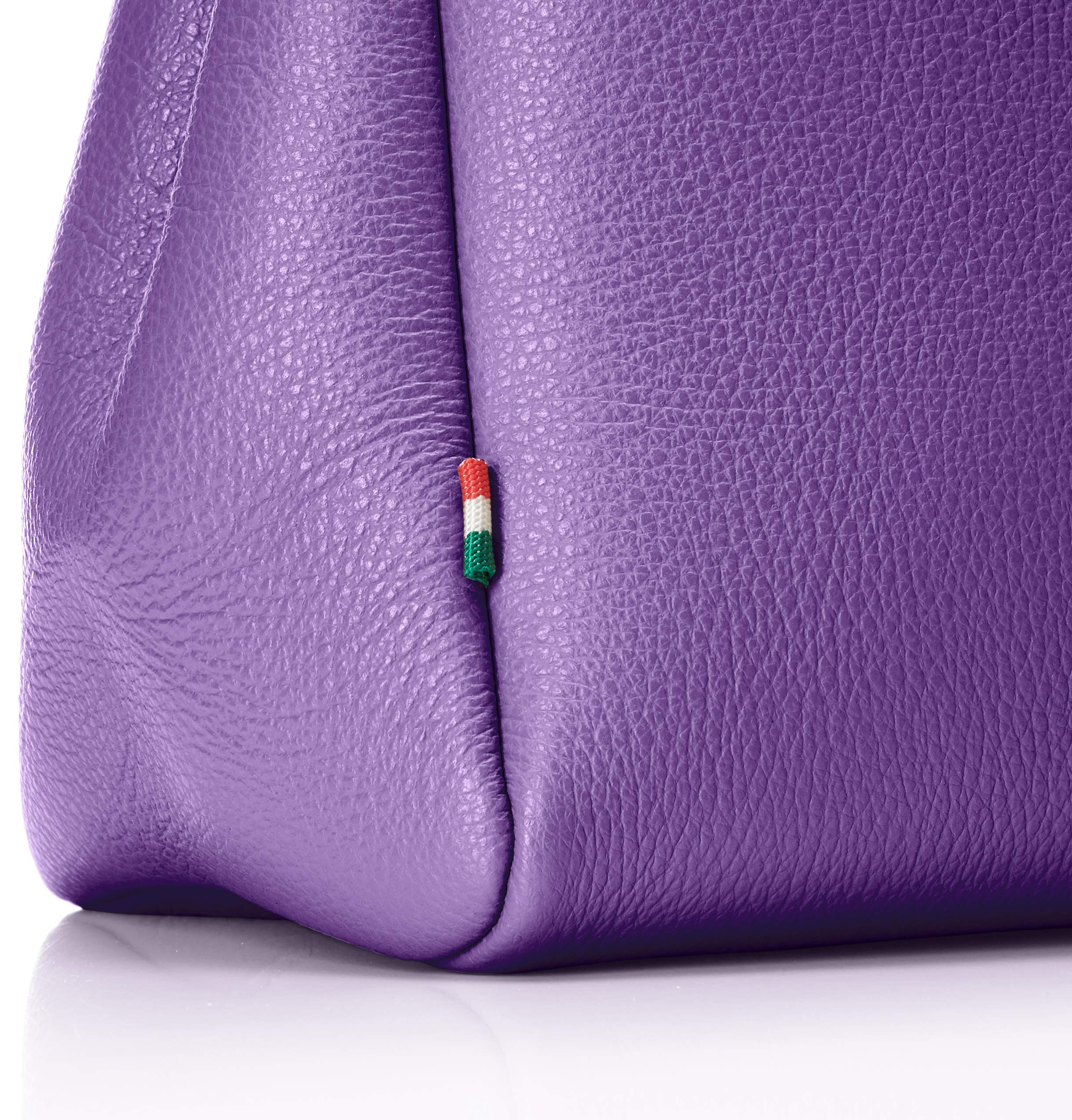 FABORSA(ファボルサ) VERONA1 ヴェローナ ハンドバッグ L<イタリア製>, Purple Berry