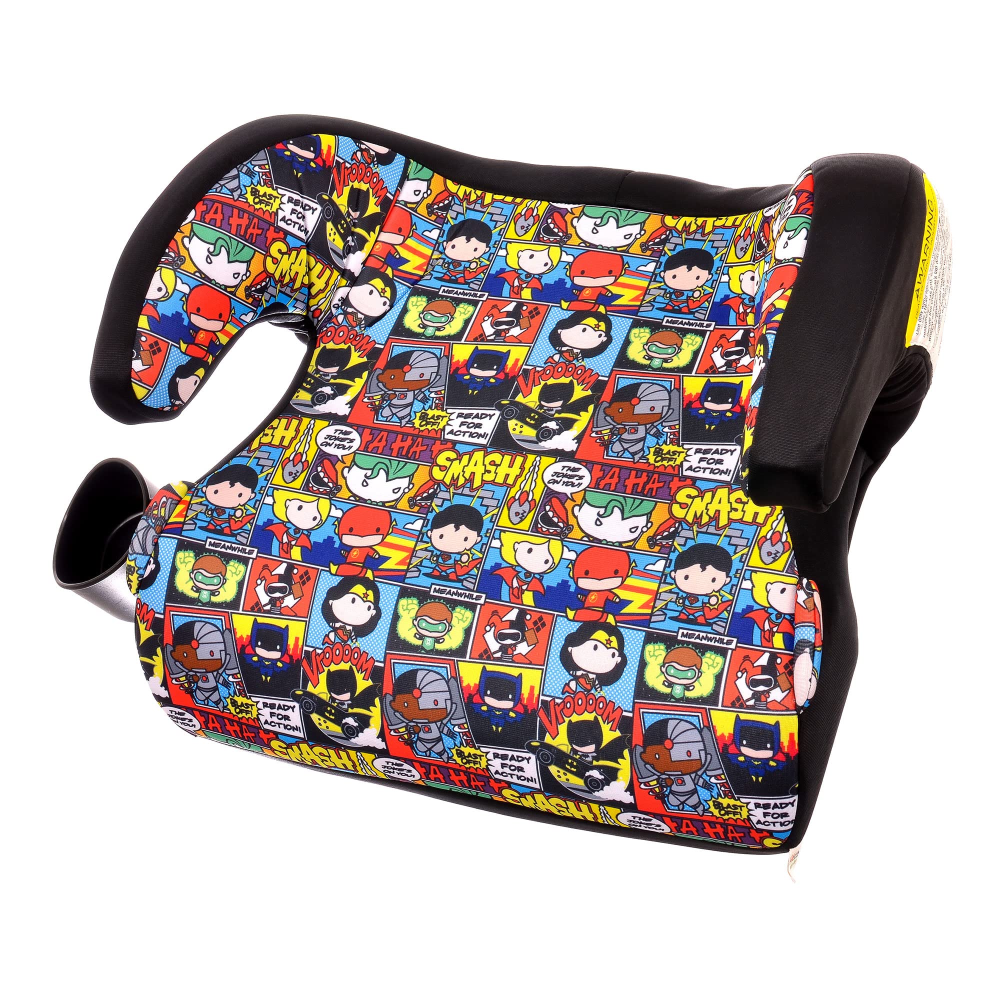 KidsEmbrace Backless Booster Car Seat, DC Comics Justice League Chibi Superheroes