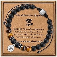 JoycuFF Class of 2024 Graduation Gifts Compass Bracelets for Women Mens Boy Girls