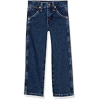 Wrangler Boys' Little 13MWZ Cowboy Cut Original Fit Jean, Dark Indigo, 1