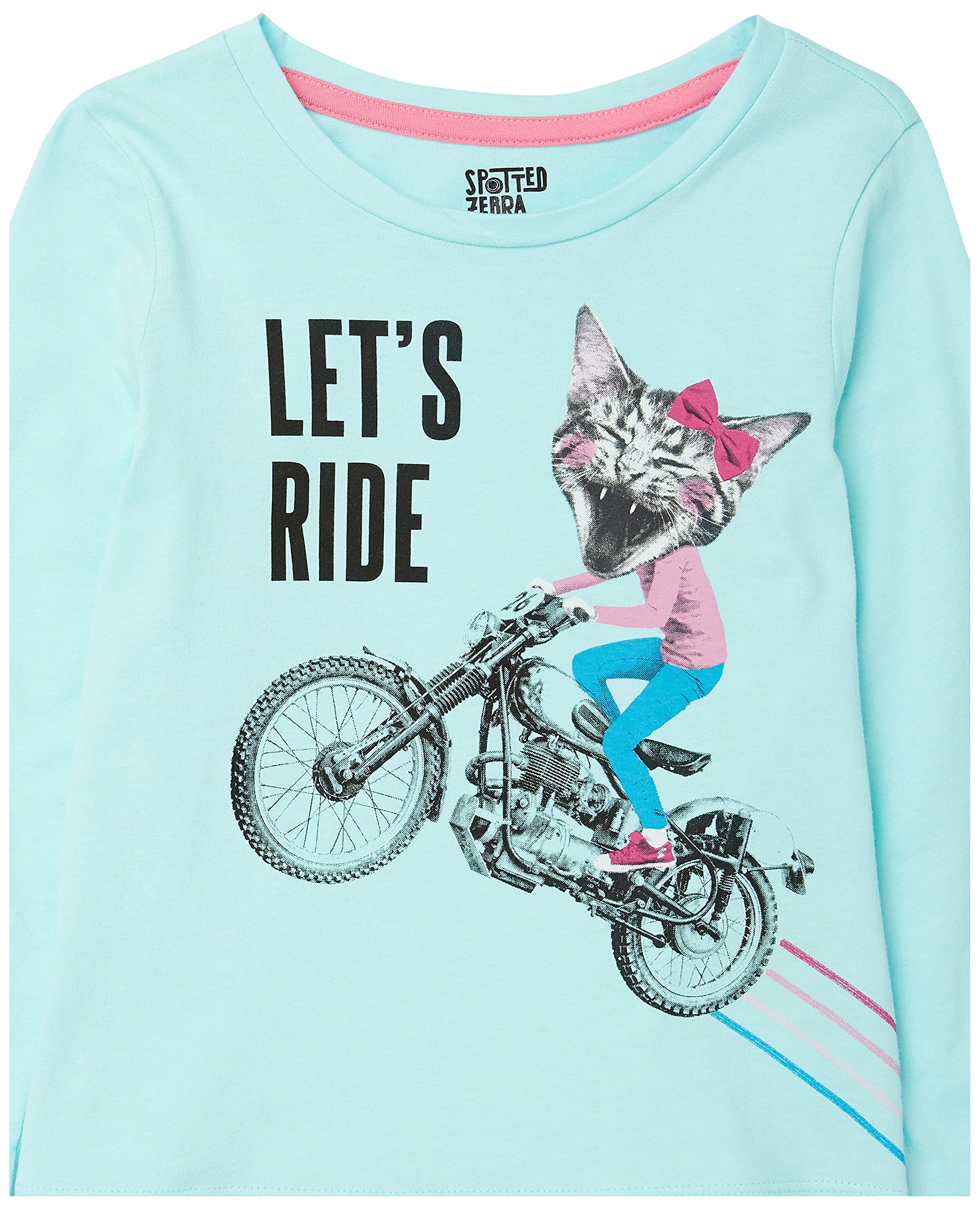 Spotted Zebra Girls and Toddlers' Long-Sleeve T-Shirts, Multipacks