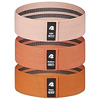 Retrospec Engage Booty Bands Resistance Band Set for Working Out & Exercise - Lightweight & Portable for Men & Women