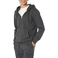 Men's Lightweight Long-Sleeve French Terry Full-Zip Hooded Sweatshirt (Available in Big & Tall)