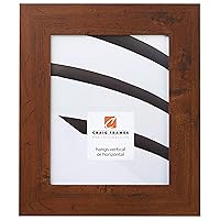 Craig Frames FM74DKW 20 by 30-Inch Rustic Wall Decor Frame, Smooth Grain Finish, 2-Inch Wide, Dark Brown