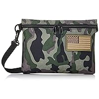 F-Style F-SD010553-090 Sacoche Men's Sacoche Patch, Water Repellent, Camouflage Pattern