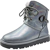 EYES Women's Bright Leather Wool Winter Boot