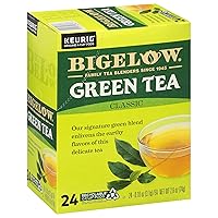 Bigelow Tea Green Tea Keurig K-Cup Pods, Caffeinated, 24 Count (Pack of 4), 96 Total K-Cup Pods